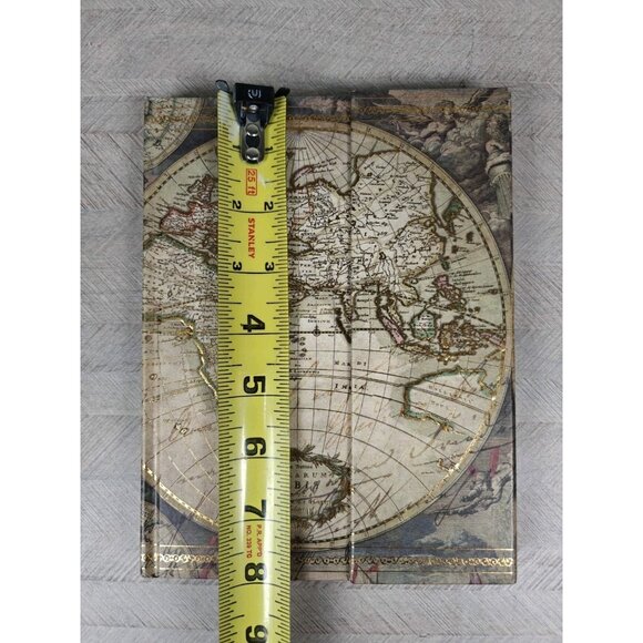 World Map Journal/Diary Magnetic Closure 100 Lined Pages New - Picture 7 of 9